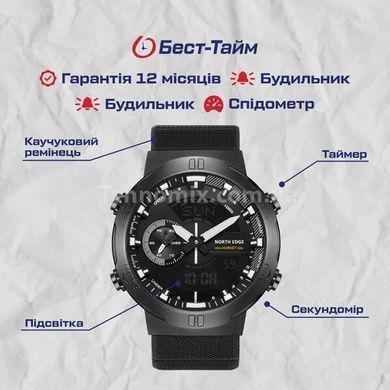 Годинники чоловічі тактичні North Edge Hornet у фірм. коробочці