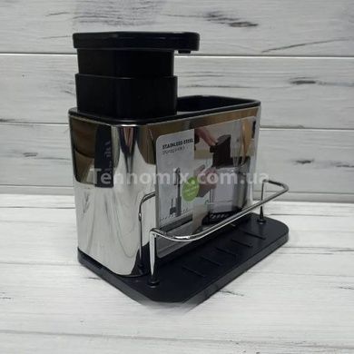 Подставка для кухонной утвари с мыльницей 3в1 Kitchen spoon holder