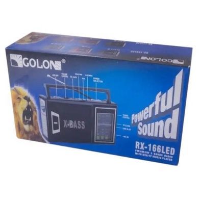 Радио GOLON RX-166 LED Красное