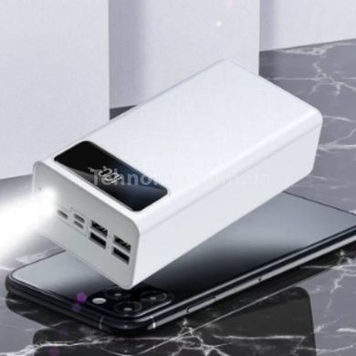 Power Bank 40 000mA 4 роз'єми USB, мікро USB, TYPE-C Білий