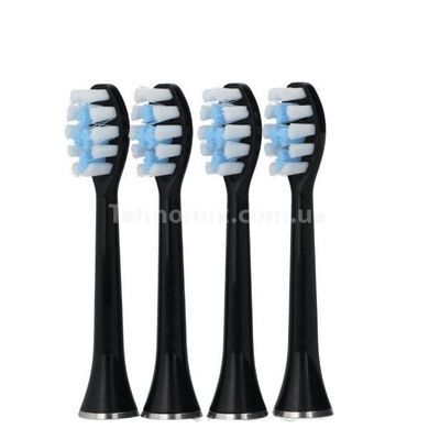 Насадки для ультразвуковой зубной щетки Medica+ ProBrush 9.0 Ultrasonic набор 8 штук (Япония) Черные 501123