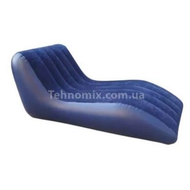 Надувне крісло S-подібне 160*90*60cm Синє