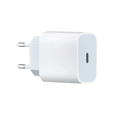 Сетевое зарядное устройство блок питания XO L40 PD 18W Single port charge whit Lightning cable Белое