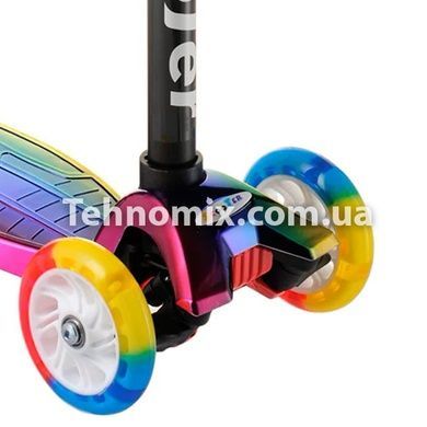 Самокат детский Best Scooter 0072D, колёса PU светятся Розовый