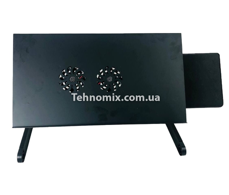 Новое поступление Портативный складной столик для ноутбука с вентиляцией LAPTOP TABLE T6 Черный