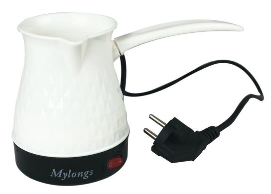 Турка электрическая (кофеварка) Mylongs KF-011 600Вт 0,5л Белая