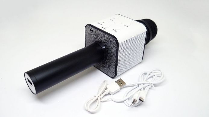 Портативный беспроводной микрофон караоке Q7 черный