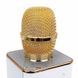 Караоке-мікрофон Q9 gold в чохлі