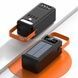 Power Bank із сонячною панеллю та проводами 160000 YM-640 CX Чорний
