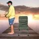 Стул раскладной туристический рыбацкий Fishing bench Темно-зеленый