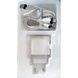 Адаптер з кабелем на 3 роз'єми 20W USB-С Power Adapter Білий