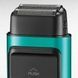 Електробритва акумуляторна з подвійним лезом 2000mAh VGR V-307 GREEN Зелена
