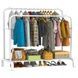 Стійка вішалка подвійна для одягу та взуття Loft Rack 8802 Біла