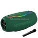 Колонка с микрофоном аккумуляторная 24000 mAh 186 х 404мм Hopestar H86 180W Зеленая