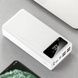 Power Bank 40 000mA 4 роз'єми USB, мікро USB, TYPE-C Білий