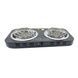 Электроплита спиральная на 2 комфорки Hot Plate A-PLUS Черная