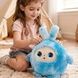 Игрушка мягкая интерактивная с искусственным интеллектом Smart AI Plush BB1882F-89 Голубая с ушками