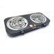 Электроплита спиральная на 2 комфорки Hot Plate A-PLUS Черная