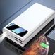 Power Bank 40 000mA 4 роз'єми USB, мікро USB, TYPE-C Білий