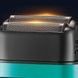 Електробритва акумуляторна з подвійним лезом 2000mAh VGR V-307 GREEN Зелена