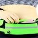 Сумка для бега на пояс RunningBag с карманом на бутылку Зеленый