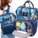 Рюкзак для мам Living Traveling Share Синій з малюнком
