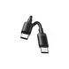 Кабель Usams SJ711 Type-C To Type-C 60W Fast Charging black