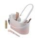 Органайзер для косметики с зеркалом от USB с подсветкой Cosmetic Mirror Розовый