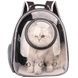 Рюкзак для переноски животных с иллюминатором CosmoPet Черный
