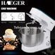 Кухонный комбайн тестомес Haeger HG-6611 с металлической чашей 4л
