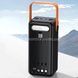 Power Bank із сонячною панеллю та проводами 160000 YM-640 CX Чорний