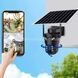 Камера відеоспостереження вулична із сонячною панеллю 360 4G Solar camear D05-4G V380 Чорна