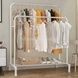 Стійка вішалка подвійна для одягу та взуття Loft Rack 8802 Біла