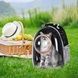 Рюкзак для переноски животных с иллюминатором CosmoPet Черный