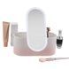 Органайзер для косметики с зеркалом от USB с подсветкой Cosmetic Mirror Розовый