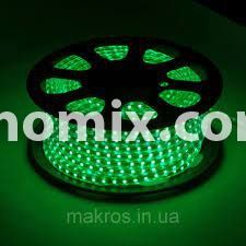 Светодиодная лента LED 5050 Green Зеленая 100m 220V