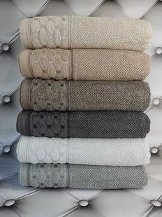Рушники Sikel Silver 50х90см Махра набір 6шт