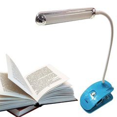 Настольная лампа светодиодная фонарик YAJIA YJ-5868-1 Голубая