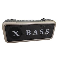 Музыкальная Bluetooth колонка бумбокс Golon RX-200BT Золотая