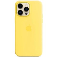 Чохол для смартфона Silicone Full Case AAA MagSafe IC для iPhone 14 Pro Max Canary Yellow