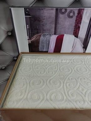 Простирадло Belizza Hanzade krem ​​200х220см Велюр