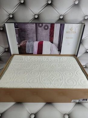 Простирадло Belizza Hanzade krem ​​200х220см Велюр