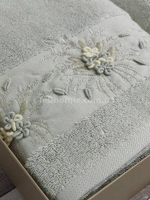 Рушники Pupilla Elanur Ramaska ​​mint Пеньє набір 2 шт