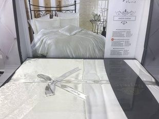 Постільна білизна Belizza Sweta krem ​​Жаккард Бавовна Євро розмір (4 наволочки)