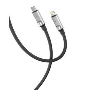 Кабель XO NBQ252A PD 27W Lightning Чорний