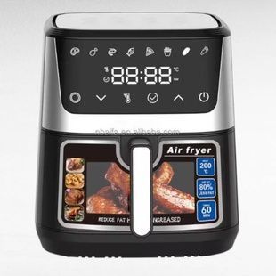 Аерофритюрка c Wi-Fi додаток Tuya Smart 12л 2тіна T.K.Line TK00273 Чорна