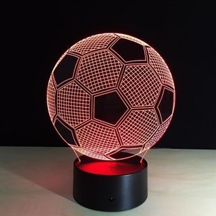 Настольный светильник&nbsp;New Idea 3D Desk Lamp Футбольный мяч
