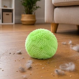 М'ячик-пилозбірник автоматичний 3*АА Microfiber mop ball Mocoro Салатовий
