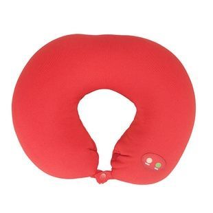 Подушка подголовник массажная Neck Massage Cushion Красная