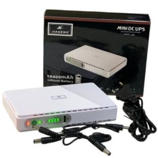 Джерело безперебійного живлення для роутера 5v, 9v, 12v Mini UPS 10400 mAh Jiaeng model-304